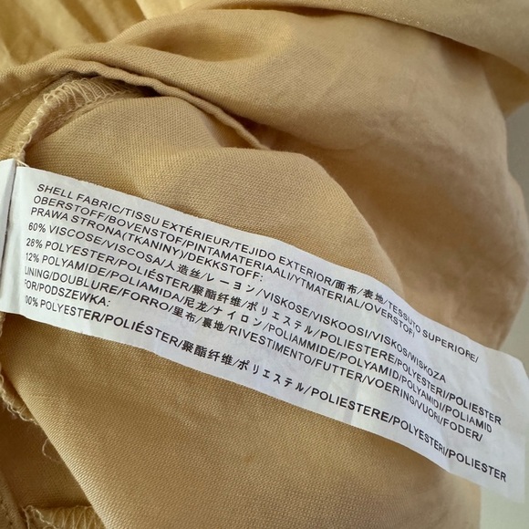 MOON RIVER Smocked High Neck Short Dress - SZ L - Picture 6 of 7